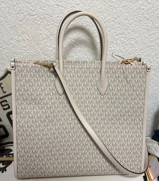 Bolso Michael Kors Beige/Blanco Nuevo