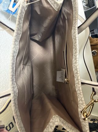 Bolso Michael Kors Beige/Blanco Nuevo