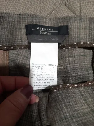 Bermuda donna Max Mara quadri tg 42