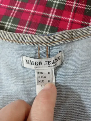 Chaleco vaquero Mango Talla M