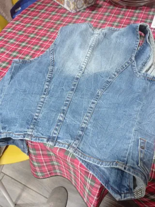 Chaleco vaquero Mango Talla M