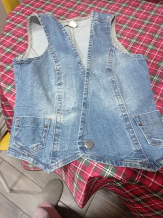 Chaleco vaquero Mango Talla M