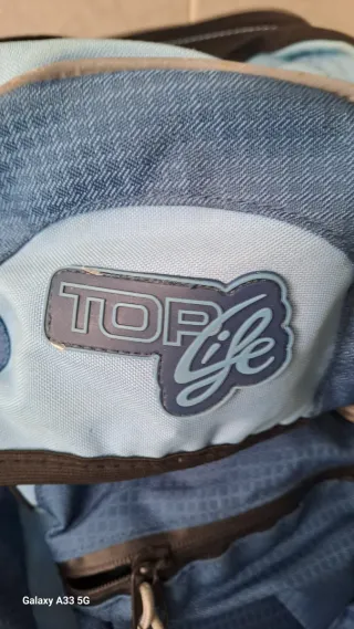 Mochila 35L Azul y Negra