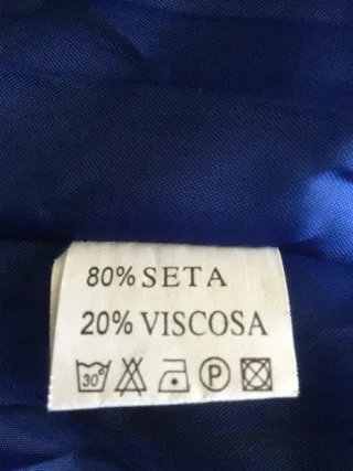 Gilet in seta Guisen Donna, colore blu oro, tg. L