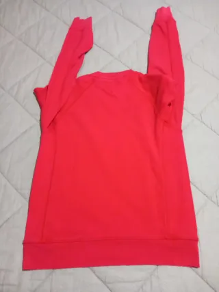 Felpa Tommy Hilfiger rossa con logo TH