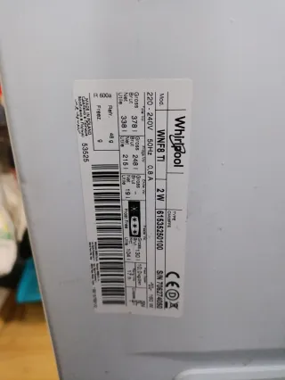 Cajones y baldas frigorífico Whirlpool WNF8 TI