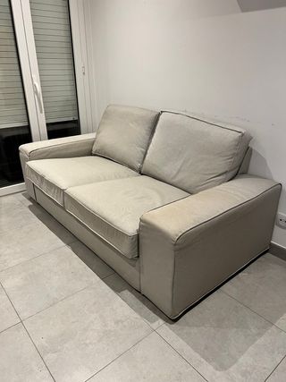 Sofá KIVIK 2 plazas gris claro IKEA