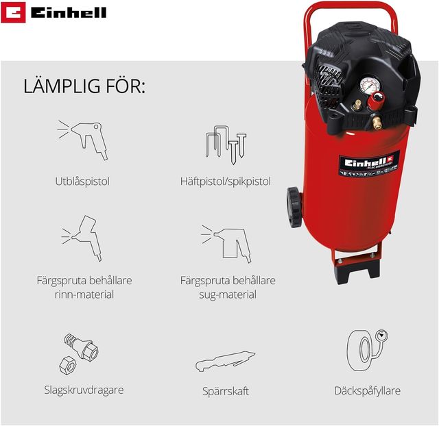 Einhell Compresor 1500 W, 240 L/min aspiración