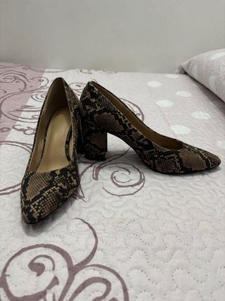 Tacones Animal Print Serpiente