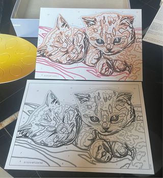 Ravensburger - quadro da colorare “Feline Friend”