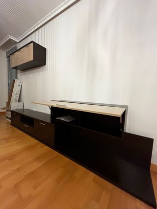 Mueble TV modular con armario