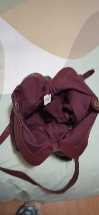 Bolso Desigual Beige, Negro, Dorado, Verde, Rojo