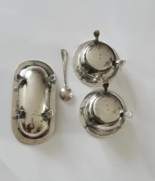 Set 4 pezzi Argento 800