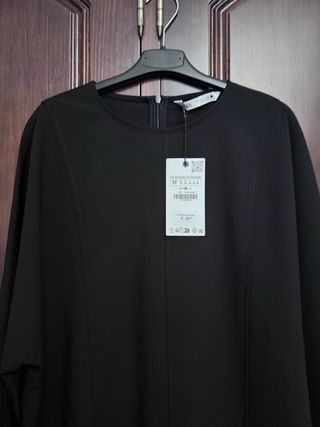 Vestido Zara Negro Corto Talla M