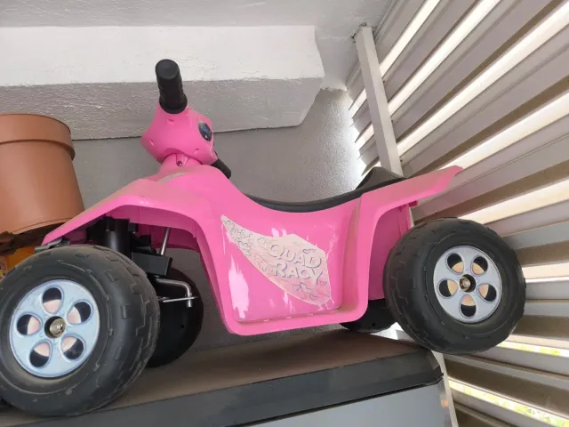 Quad infantil rosa