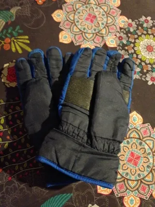 Lote Guantes y Gorro Adidas Negro/Azul