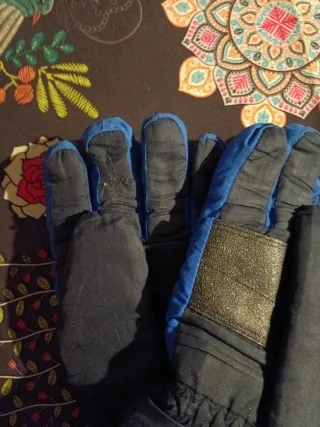 Lote Guantes y Gorro Adidas Negro/Azul