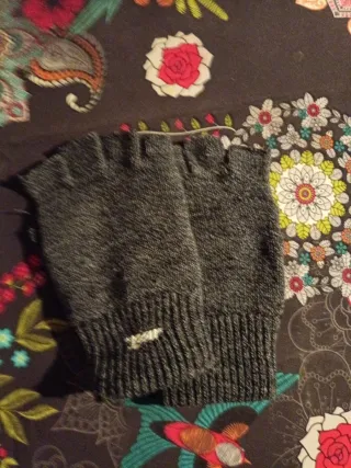 Lote Guantes y Gorro Adidas Negro/Azul