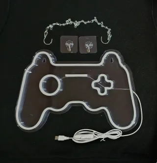 Neón Mando Gaming Azul