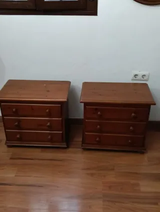 Cama matrimonial madera maciza