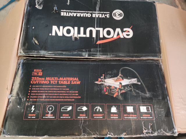 Evolution Power Tools R255TBL+ Sierra De Mesa