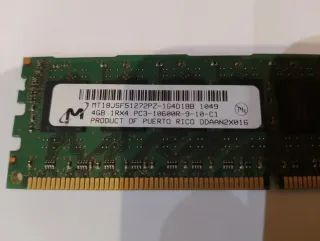 4x Moduli RAM HP 4GB PC3-10600R