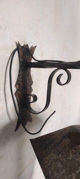 Farol de Hierro Forjado Exterior/Interior