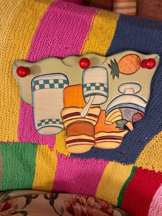 Colgador de madera sin estrenar