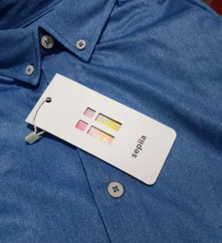 Camisa denim sepiia azul