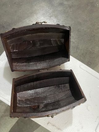 Bauletto a forma di botte in legno