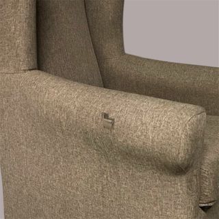 Sillón butaca tela y madera