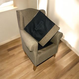 Sillón butaca tela y madera