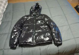 Chaqueta Moncler Negra Brillante