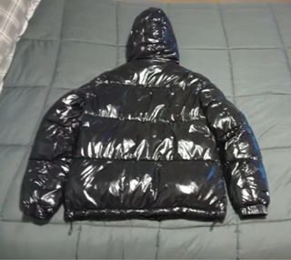 Chaqueta Moncler Negra Brillante