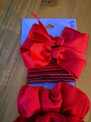 Set accessori capelli Claire's rosso