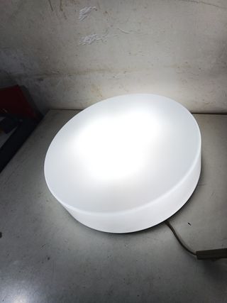 Grande lampada da parete/soffitto bianco forma semicircolare