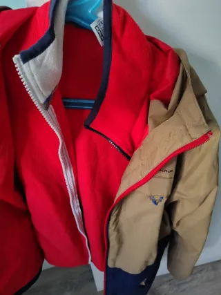 Chaqueta Quechua Marrón y Azul