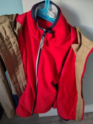 Chaqueta Quechua Marrón y Azul