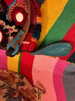 Bolso de mano fantasía multicolor