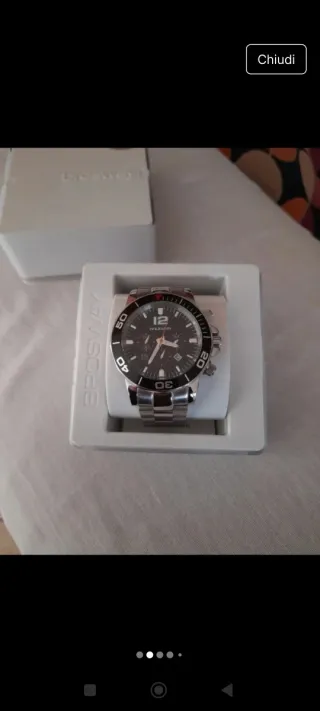 Orologio cronografo Brosway acciaio nuovo