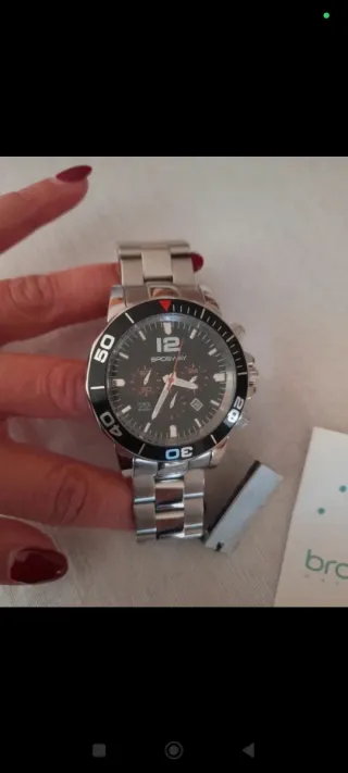 Orologio cronografo Brosway acciaio nuovo