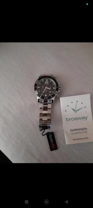 Orologio cronografo Brosway acciaio nuovo