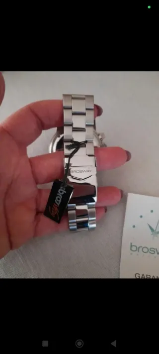 Orologio cronografo Brosway acciaio nuovo