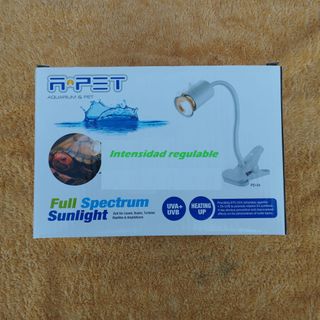 Pack Lampara reptiles foco + bombilla UVA/UVB