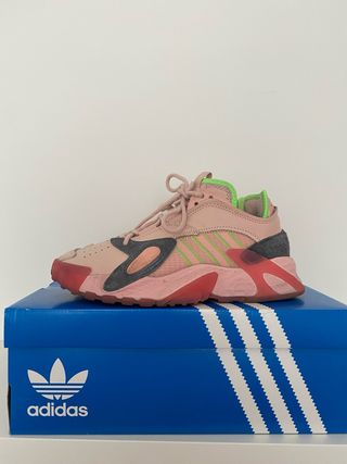 Zapatillas Adidas rosas y verdes T37 1/3