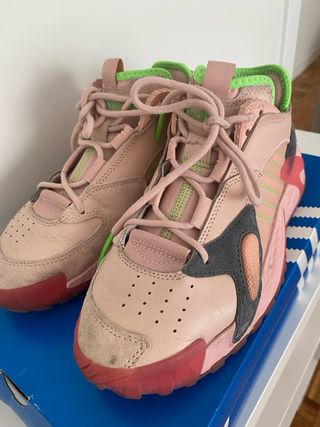 Zapatillas Adidas rosas y verdes T37 1/3