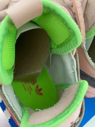 Zapatillas Adidas rosas y verdes T37 1/3
