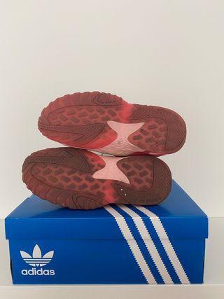 Zapatillas Adidas rosas y verdes T37 1/3