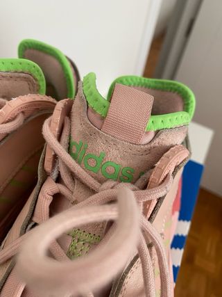 Zapatillas Adidas rosas y verdes T37 1/3