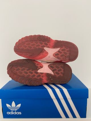 Zapatillas Adidas rosas y verdes T37 1/3